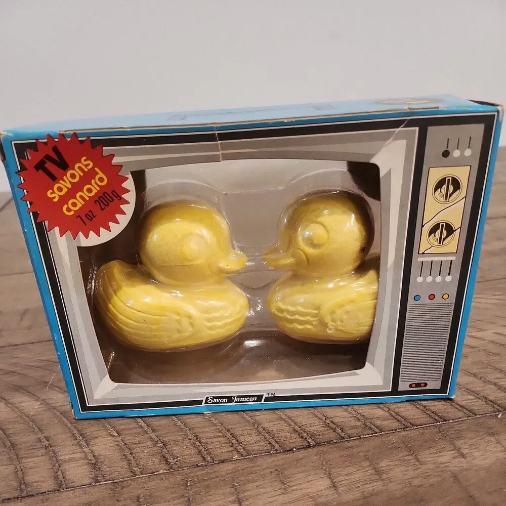 Vintage Twincraft TV Duck toilet Soap Unused in Original Box SEALED Canada